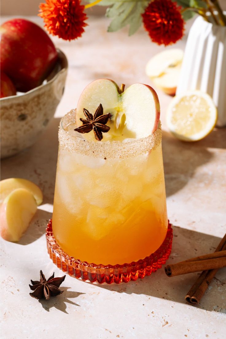Spiced Orchard mocktail